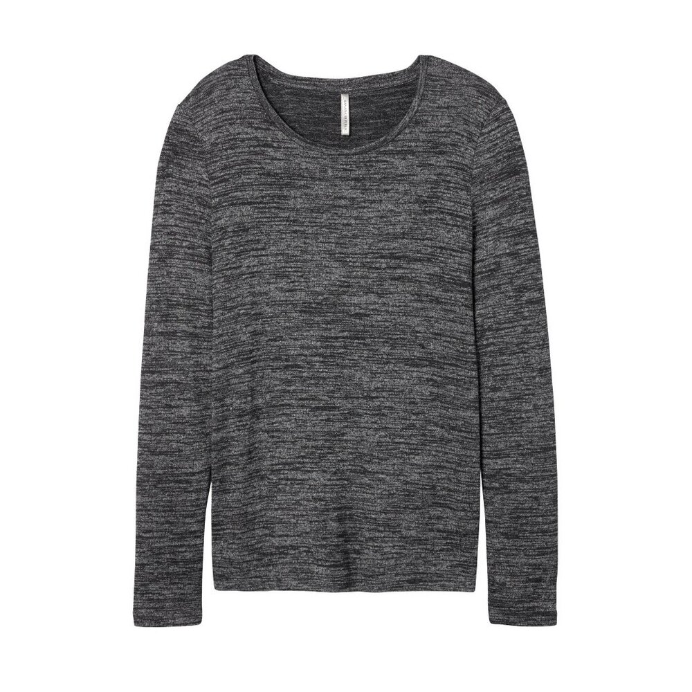 Banana Republic Luxespun Spacedye soft and flowy long-sleeve tee Large